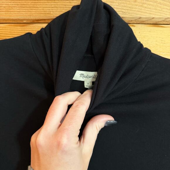 Madewell Black Turtleneck Thong Bodysuit Small - Picture 3 of 5